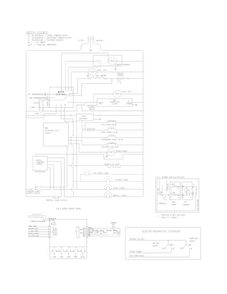 Wiring Schematic Diagram and Parts List for FFHS2622MBA  Frigidaire Refrigerator