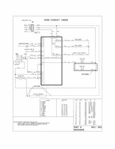 Wiring Diagram Diagram and Parts List for 79042533313  Kenmore Range