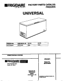 COVER Diagram and Parts List for MFC07M3BW1  Uni Freezer