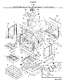 Body Diagram and Parts List for 79049517713  Kenmore Wall Oven