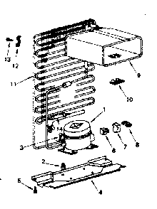 Part Location Diagram of 300241 Maytag Refrigerator condenser