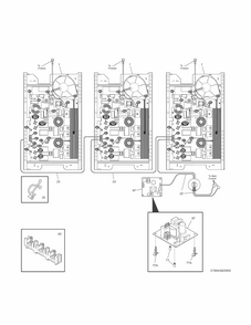 Controls Diagram and Parts List for 79043900000  Kenmore Cooktop