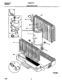 COMPRESSOR PARTS Diagram and Parts List for WAB067F7B1  Frigidaire Air Conditioner