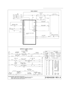 Wiring Diagram Diagram and Parts List for FFEF4017LBC  Frigidaire Range