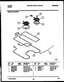 BROILER PARTS Diagram and Parts List for 31-2442-23-01  Tappan Range