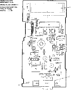 Power And Control Circuit Board Diagram and Parts List for 5649968013  Kenmore Microwave
