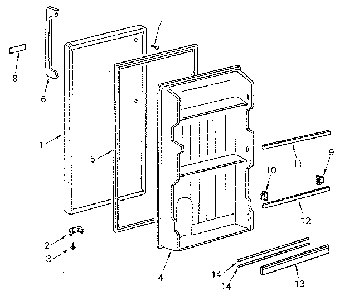 Part Location Diagram of 300874 Whirlpool ACCESS DOOR