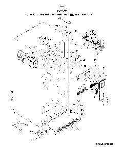 Cabinet Diagram and Parts List for 25370505617  Kenmore Refrigerator