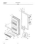 Part Location Diagram of 216527815 Frigidaire PANEL-OUTER DOOR