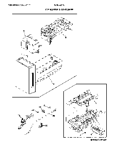 Part Location Diagram of 5303918877 Frigidaire Icemaker Kit