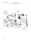 RECOMMENDED SPARE PARTS Diagram and Parts List for FAP09EP1Z1  Frigidaire Air Conditioner