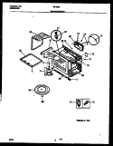 WRAPPER AND BODY PARTS Diagram and Parts List for 56-5363-10-04  Tappan Microwave