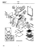BODY Diagram and Parts List for 30-4382-23-05  Tappan Range