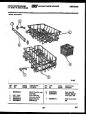 RACKS AND TRAYS Diagram and Parts List for SU182NXR1  Frigidaire Dishwasher