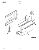 DOOR Diagram and Parts List for TEF240PHD1  Tappan Range