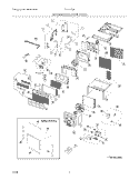 RECOMMENDED SPARE PARTS Diagram and Parts List for FAH14EQ2T2  Frigidaire Air Conditioner