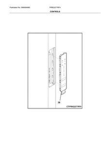 Control Diagram and Parts List for FPBG2277RF4  Frigidaire Refrigerator