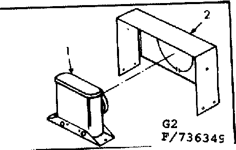 Horizontal vent kit Diagram and Parts List for 867736349  Frigidaire Furnace