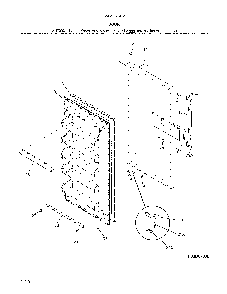 Door Diagram and Parts List for 25322042412  Kenmore Freezer