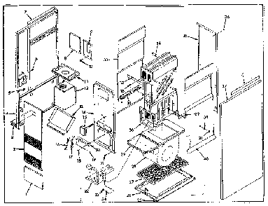 Furnace assembly Diagram and Parts List for 86776922  Frigidaire Furnace