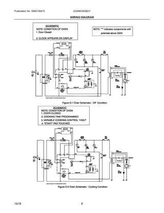 Wiring Diagram Diagram and Parts List for EI24MO45IBDY  Frigidaire Microwave