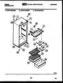 CABINET PARTS Diagram and Parts List for RC13M2WS2B  Gibson Refrigerator