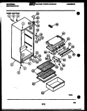CABINET PARTS Diagram and Parts List for GCD12HJ0  Frigidaire Refrigerator