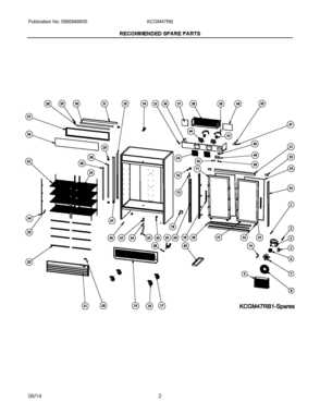 Part Location Diagram of 5304493215 Frigidaire PILASTER