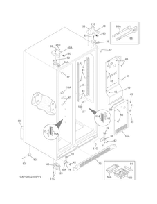 Part Location Diagram of 5304498049 Frigidaire Main Power Board
