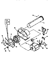 Motor Diagram and Parts List for FSE747GC  Frigidaire Dryer