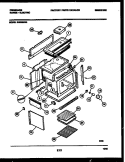 BODY PARTS Diagram and Parts List for RG533NW3  Frigidaire Range