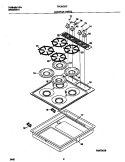 COOKTOP PARTS Diagram and Parts List for TPC8X3XCD3  Tappan Cooktop