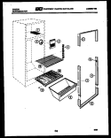 CABINET PARTS Diagram and Parts List for RD11F2WRJE  Gibson Refrigerator