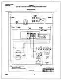 WIRING DIAGRAM Diagram and Parts List for TGF366CFSD  Frigidaire Range