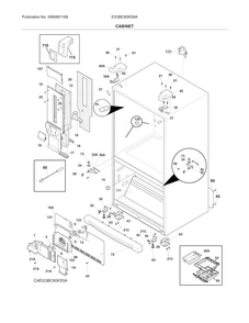 Part Location Diagram of 5304504006 Frigidaire BOARD-MAIN POWER
