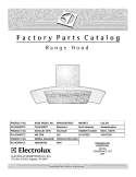 COVER Diagram and Parts List for PLHV36W7CC  Electrolux Range Hood