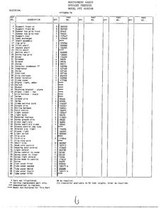 Electrical Page 2 Diagram and Parts List for 46856B  Frigidaire Freezer