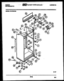 CABINET PARTS Diagram and Parts List for RT19F6WV3B  Gibson Refrigerator