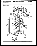 CABINET PARTS Diagram and Parts List for RT175MCD1  Frigidaire Refrigerator