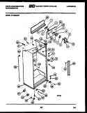 CABINET PARTS Diagram and Parts List for RT196MCV1  Frigidaire Refrigerator