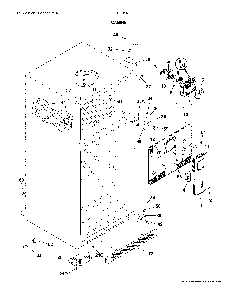 Cabinet Diagram and Parts List for FFTR1814TWH  Frigidaire Refrigerator
