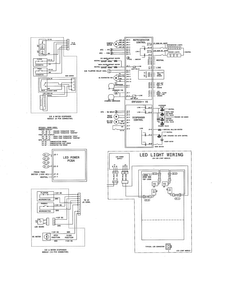 Wiring Diagram Diagram and Parts List for 25370443410  Kenmore Refrigerator