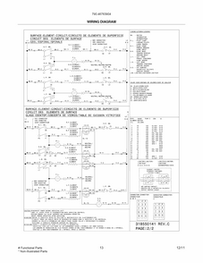 Wiring Diagram Diagram and Parts List for 79046763904  Kenmore Range