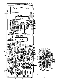 Power And Control Circuit Board Diagram and Parts List for 5648698511  Kenmore Microwave