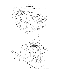 Top/drawer Diagram and Parts List for 79074332314  Kenmore Range