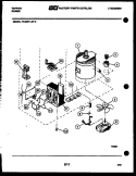 POWER CONTROL Diagram and Parts List for 77-8957-00-05  Tappan Range
