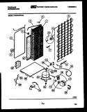 SYSTEM AND AUTOMATIC DEFROST PARTS Diagram and Parts List for FPCE24VWFA0  Frigidaire Refrigerator