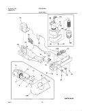 CONTROLS Diagram and Parts List for FRS23KR4AW0  Frigidaire Refrigerator