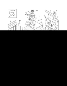 Body Diagram and Parts List for FGDS3065PFE  Frigidaire Range