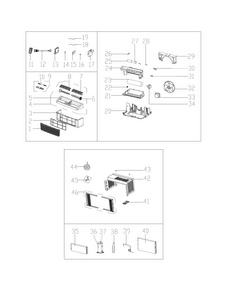 Part Location Diagram of 5304487546 Frigidaire MOTOR